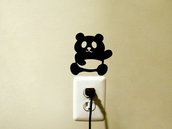Panda Bear Velvet Wall Decor