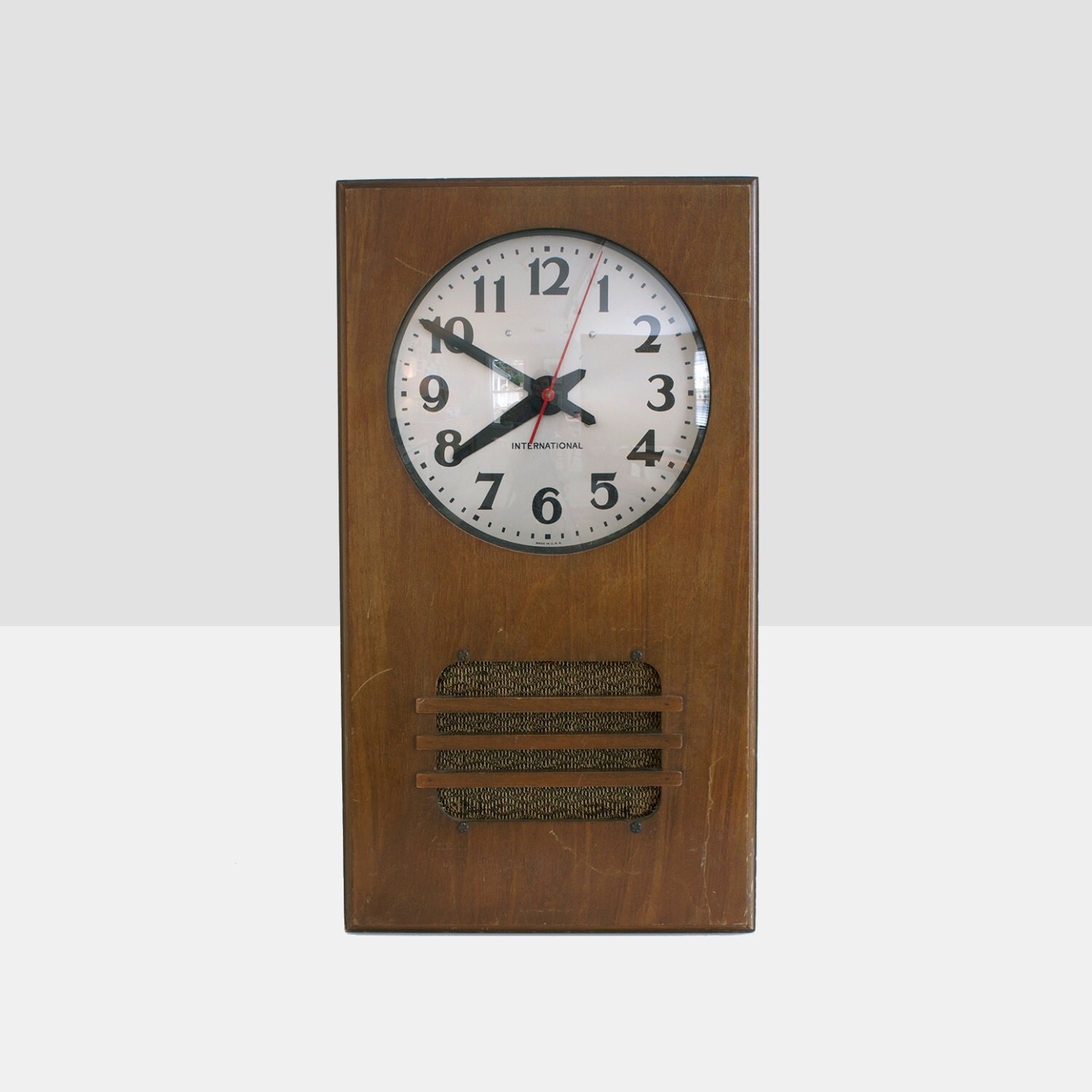 vintage school clock and system vintage school