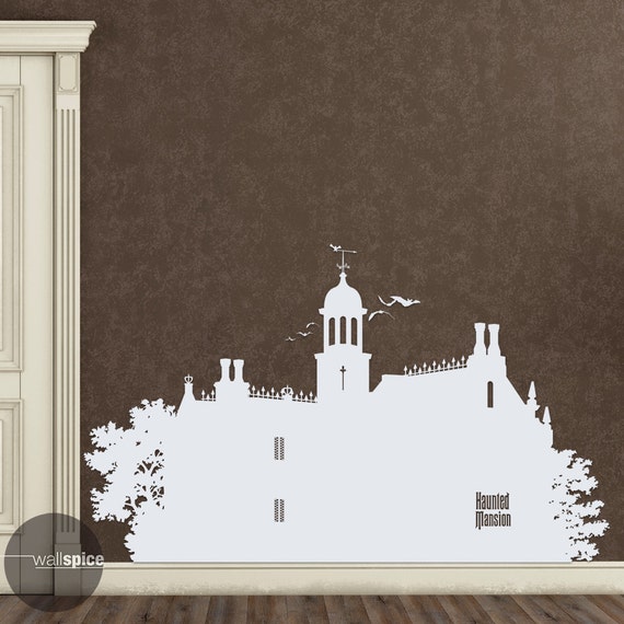 Haunted Mansion Silhouette Vinyl Wall Decal Sticker Walt