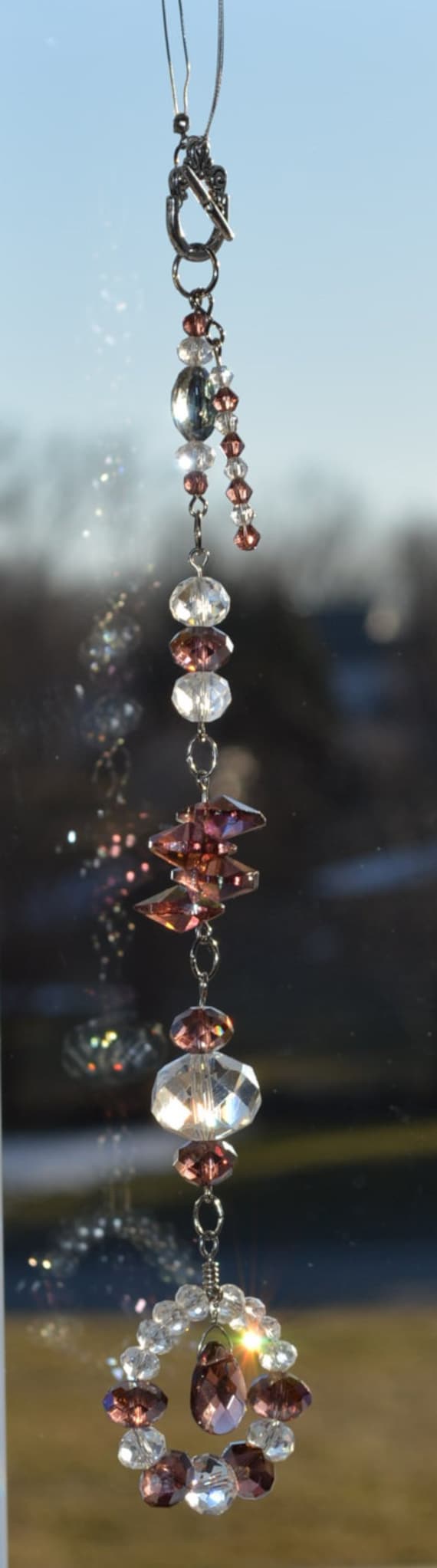 Unique Handmade Crystal Suncatchers by DesignsByReneePrata on Etsy