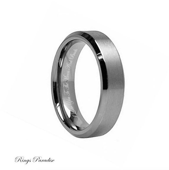 Titanium Ring, Men's Titanium Wedding Band, Titanium Wedding Ring ...