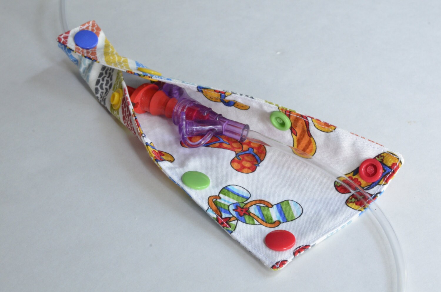 Feeding Tube Cover Reversible Gtube connection cover