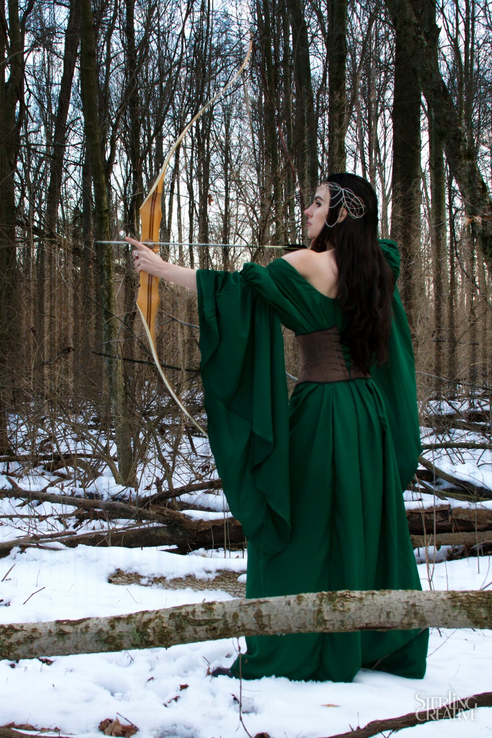 IDD Medieval Renaissance Faire Huntress Archeress Gown