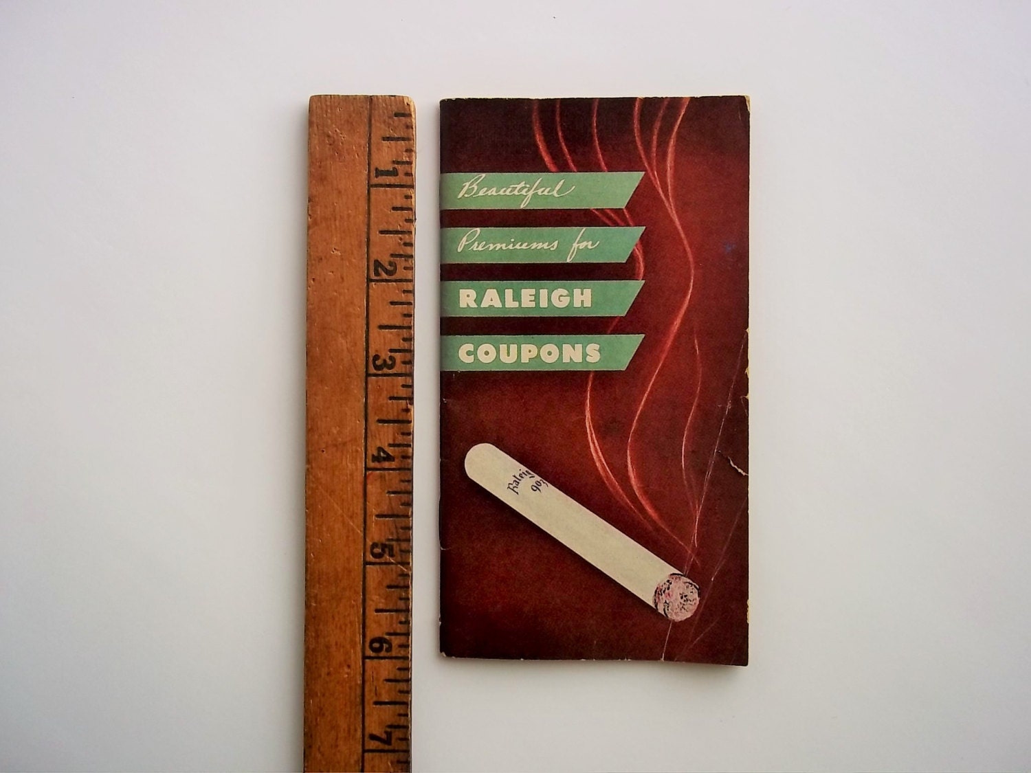 SALE Raleigh Cigarette Vintage Coupon Book By ThrowItForward