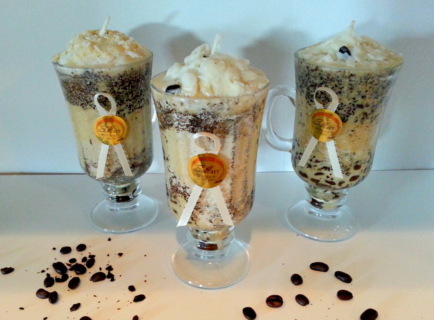 Irish Coffee Cappuccino Scented Soy Candle Handmade