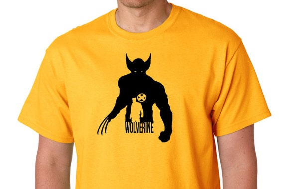 Marvels X-Men Wolverine Inspired Cotton T-Shirt by AbruptDesign