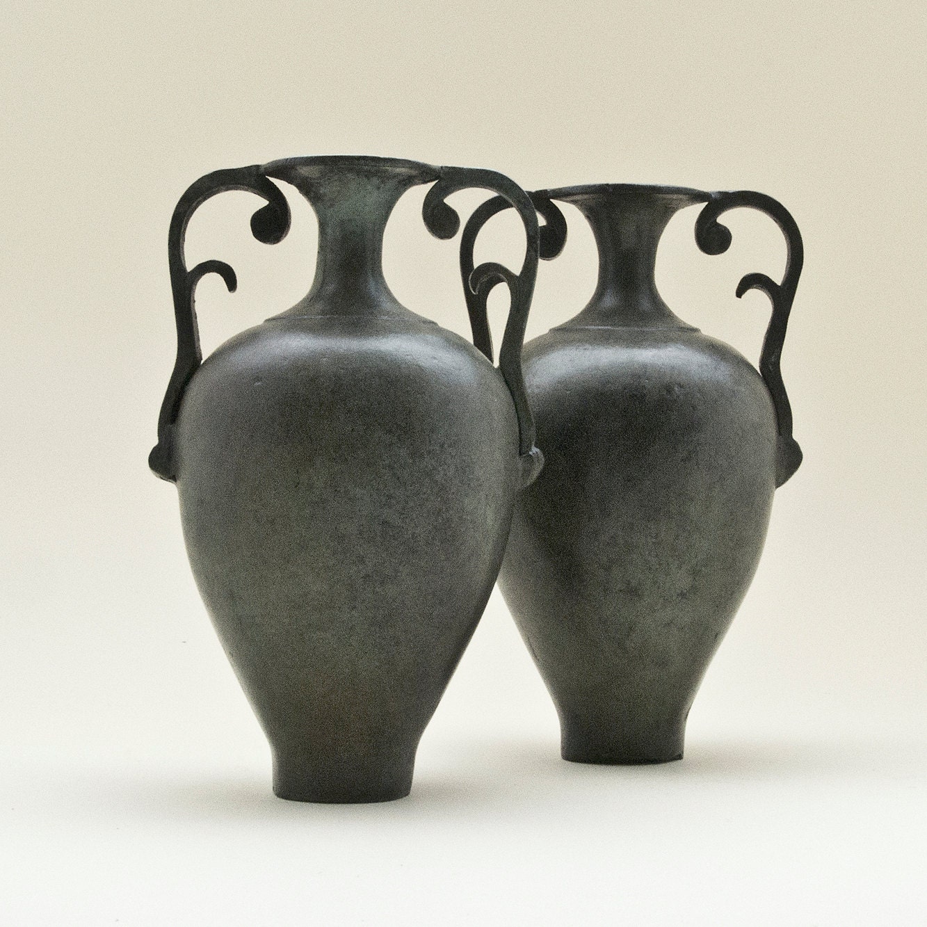 Amphora Greek Bronze Vessel with Handles