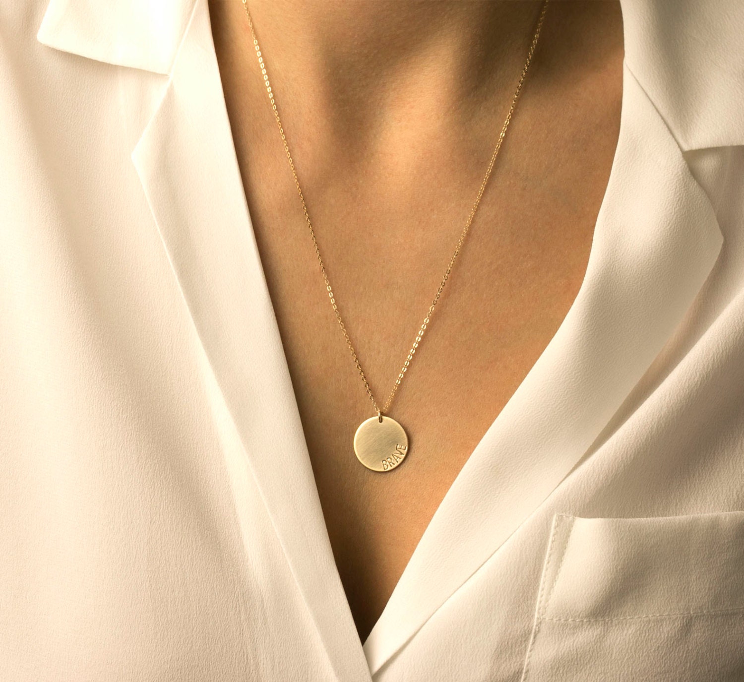 necklace for round neckline