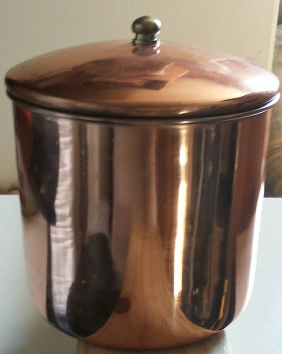 Copper Kitchen Canister Flour Canister