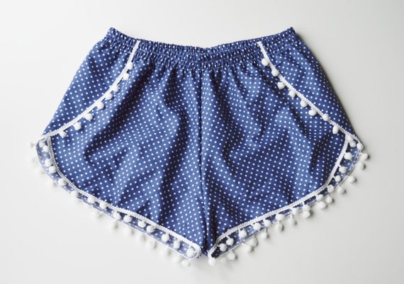 girl shorts navy blue