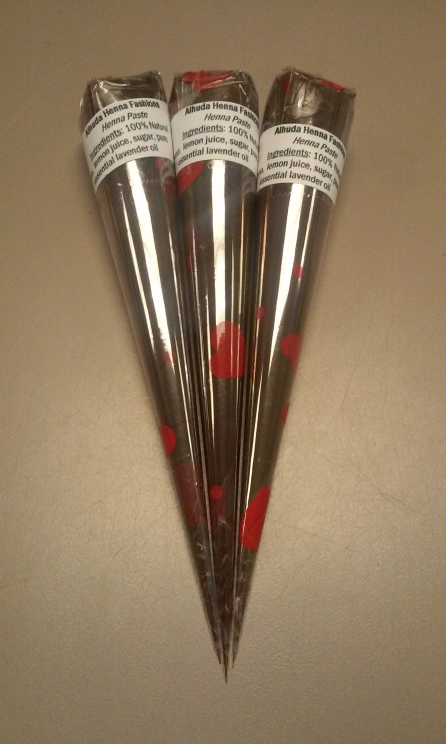 Pre-filled 100% Natural Rajasthani Henna Cones