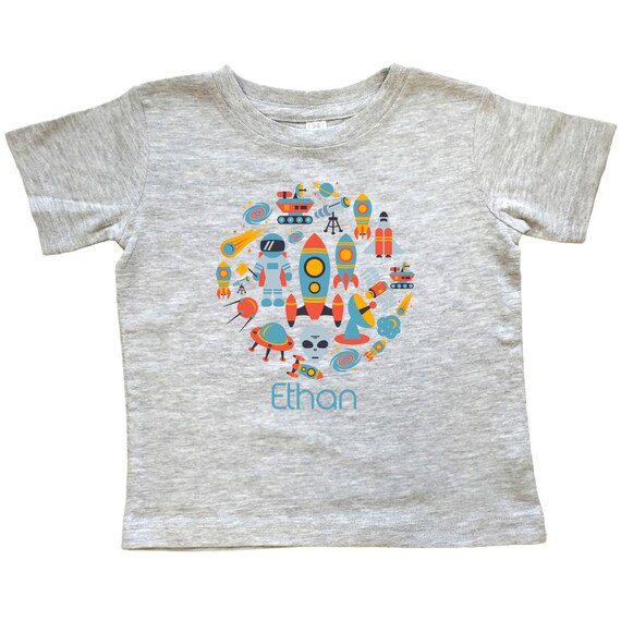 Personalized Outer Space Tee Shirt LAT Apparel by JaxandJillKids