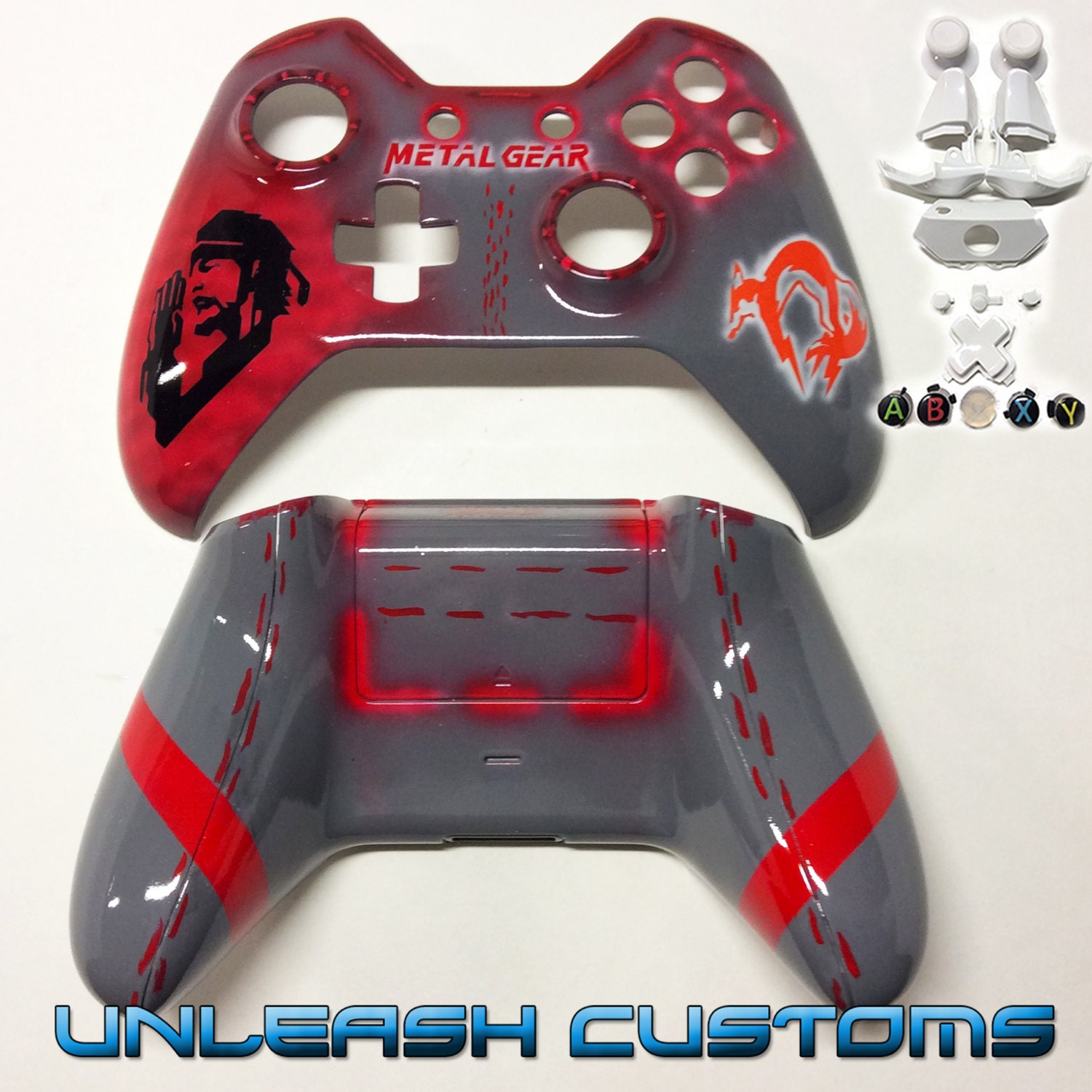 Custom Airbrushed/Painted Xbox One Controller by UnleashCustoms