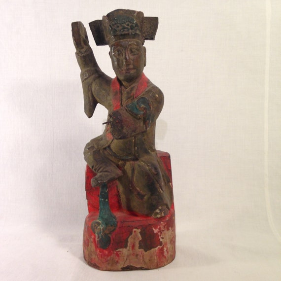 Chinese Votive Statue of late Qing Dynasty