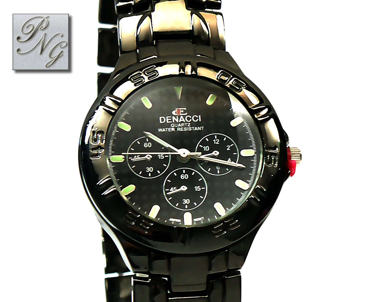 DE DENACCI Japanese-Quartz movement Men Watch Water by PartyNGift