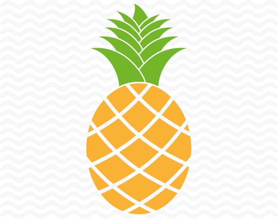 Pineapple SVG DXF EPS Vinyl cut files for use with