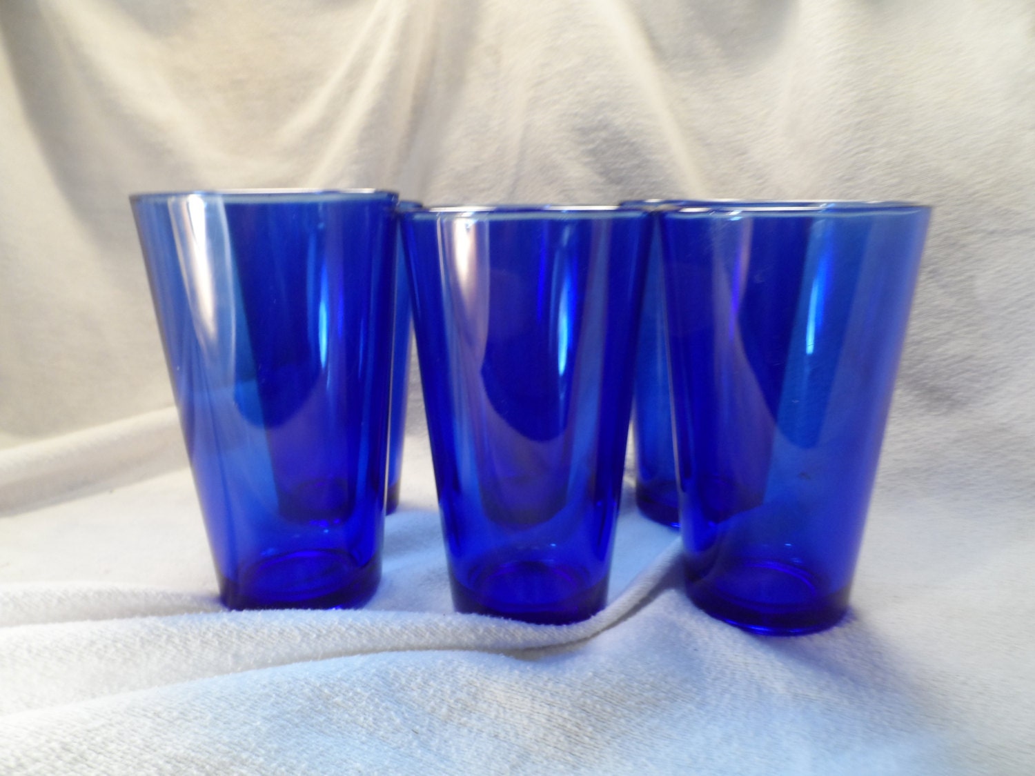 Tumblers Blue Glass Libby Cobalt Blue Drinking Glasses Sets Of