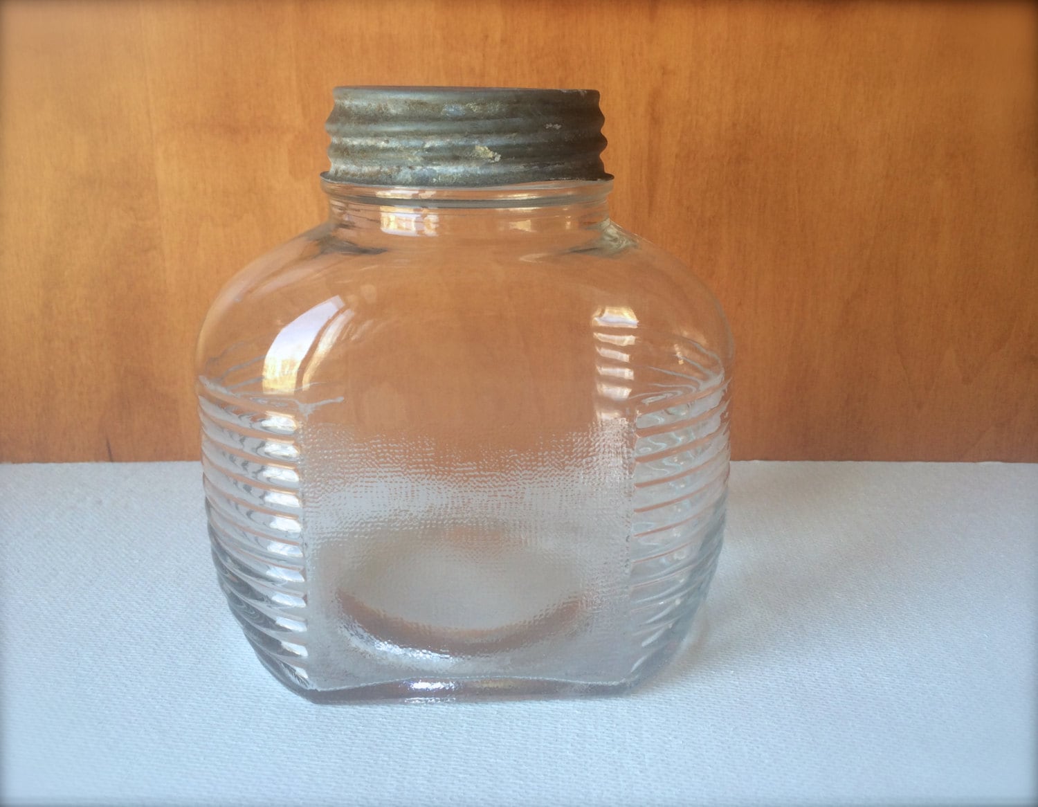 Vintage Glass Coffee Jar Antique Duraglas Coffee Jar Antique