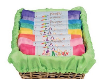 Solid Color Playsilk, Waldorf Toy Silk, Play Silk, 35 x 35 Inch Rainbow Colors, Play Silk (your choice of color)