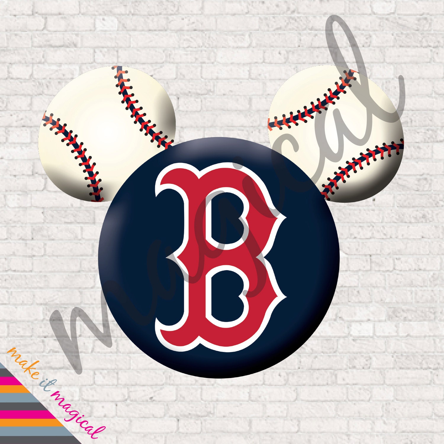Red Sox Disney Iron On / Boston Red Sox Shirt / Boston Red Sox