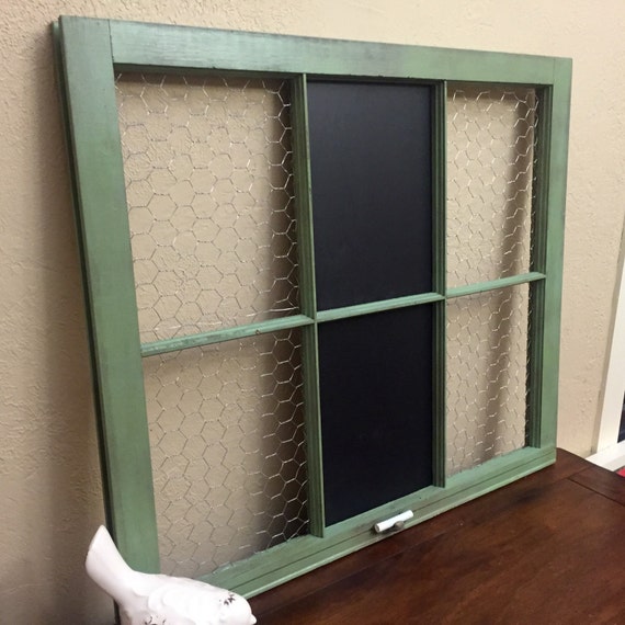 Vintage Window Picture Chalkboard Photo Frame by BelleVieArtDecor