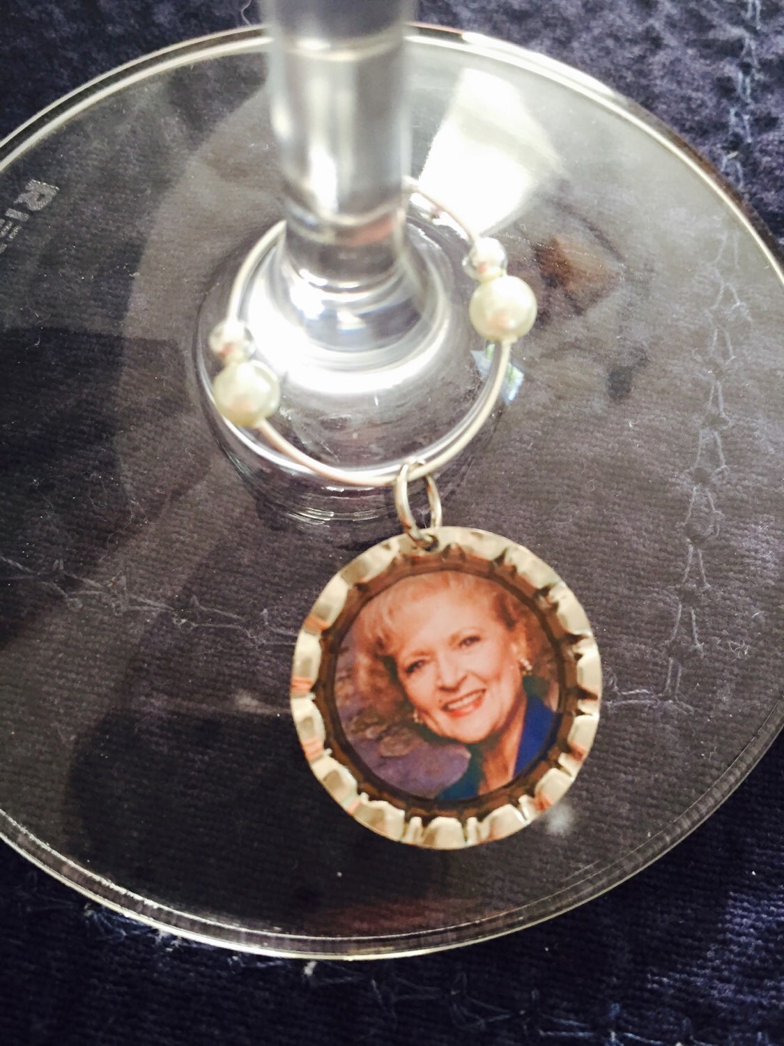 Golden Girls wine charms set of 6