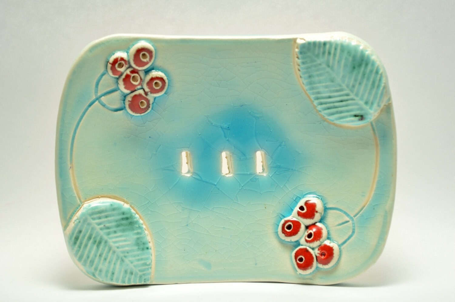 Ceramic soap holder Soap dish Ceramic soap dish by DelicateGifts