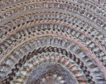 Citron Shawl, Liseuse Châle Citron, Semicírculo mantón