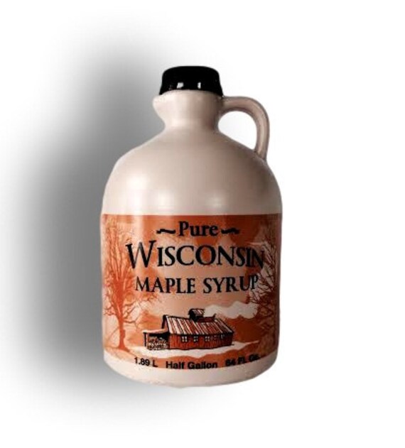 Pure Wisconsin Maple Syrup 1/2 Gallon Grade B