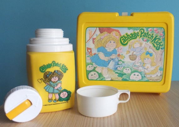 Cabbage Patch Lunch Box with Thermos/ Lunch Pail