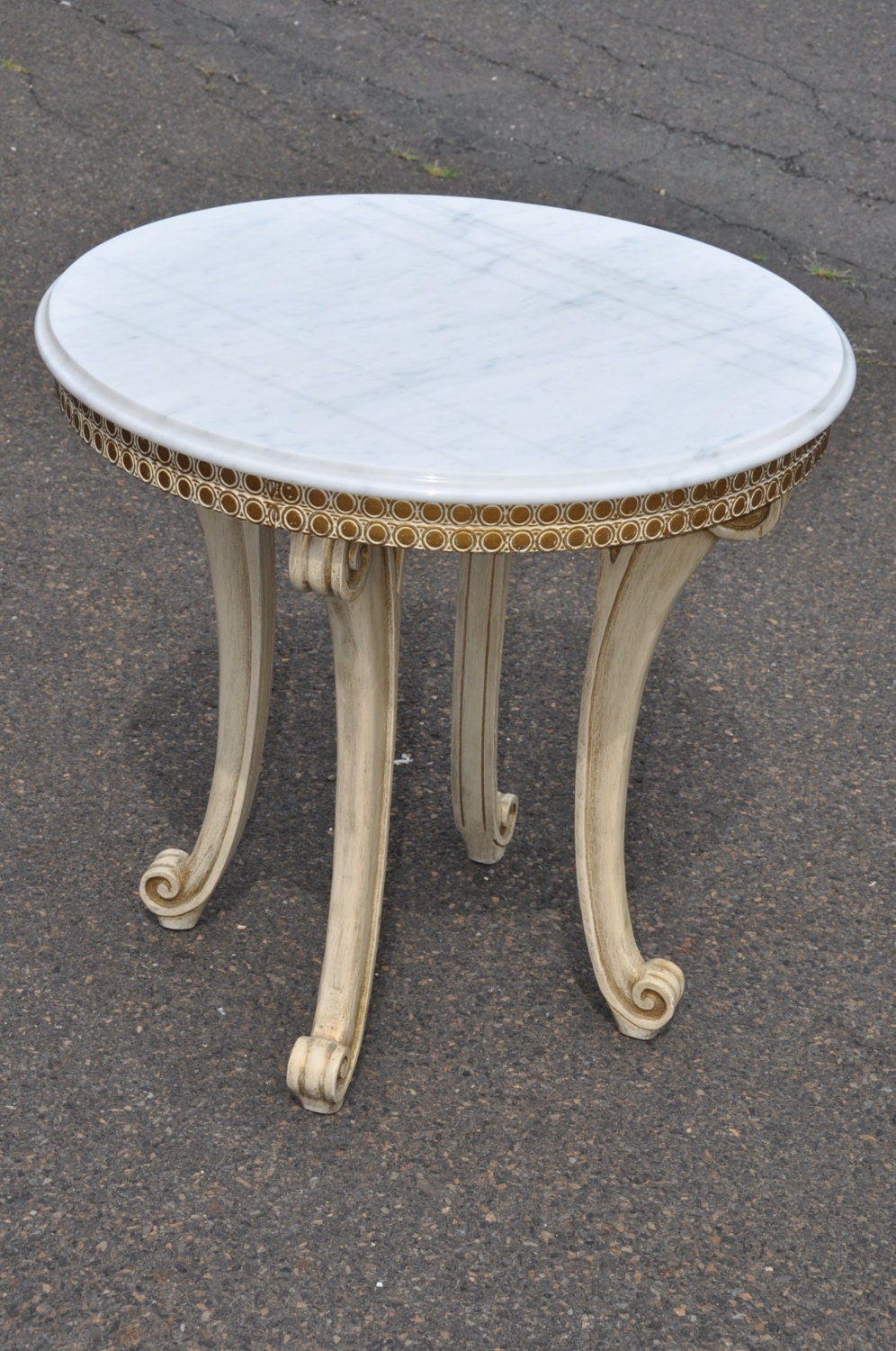 Van Sciver Painted Marble Top Occasional Table – Haute Juice