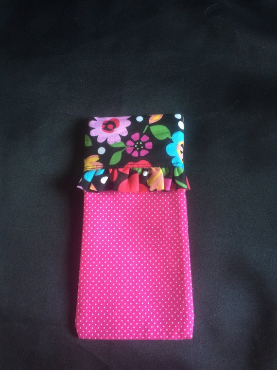 Handmade Glasses Case with Snap Shut Closure. by TJHandiworks