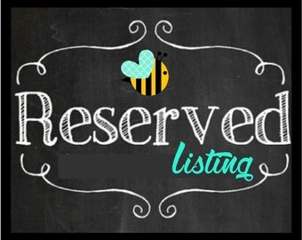 Reserved for Kimberly Clay-Blanton