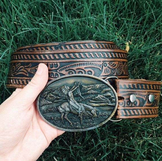 Vintage Native American Belt Buckle