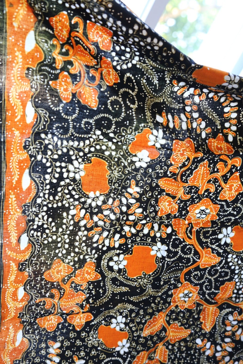 Hand painted Indonesian  batik  fabric batik  fabric hand 