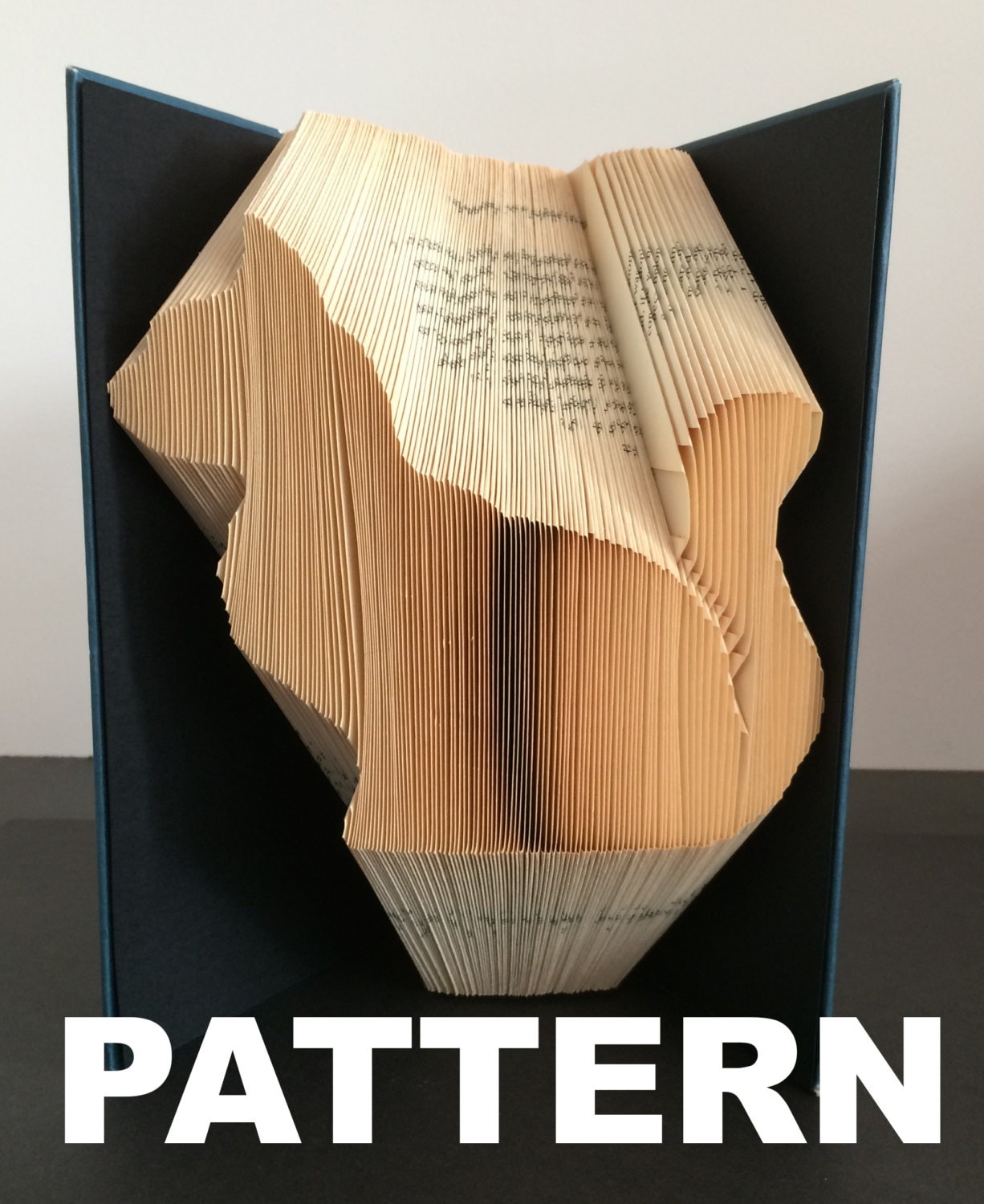 Book Folding Pattern Cat Free Instructions