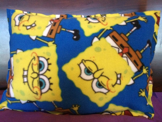 spongebob blanket and pillow