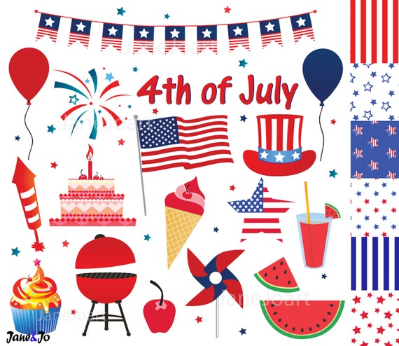 4th of July clipart Fourth of July clip art Independence