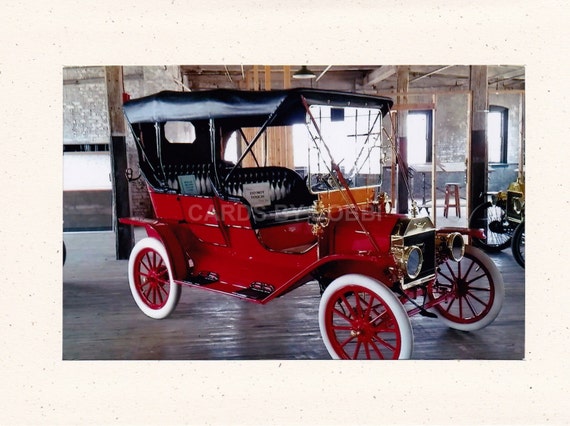 Ford model t greeting cards #3