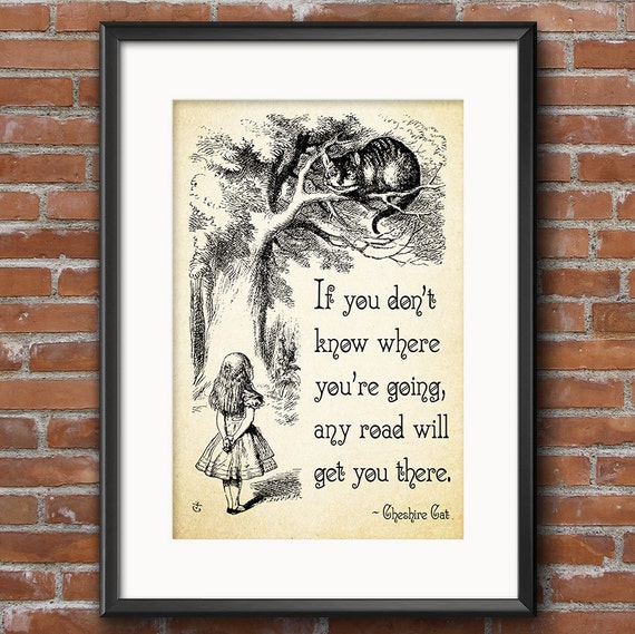 Alice in Wonderland Decorations Cheshire Cat by TheContrastStudios