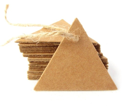 Printable Triangle Tags