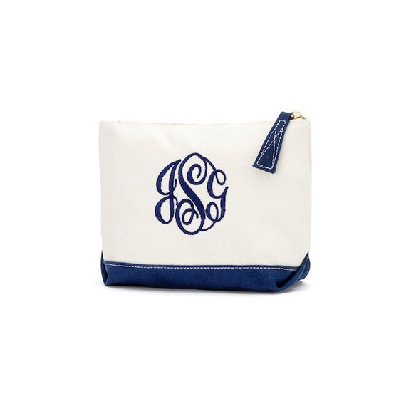 monogrammed toiletry bag for her