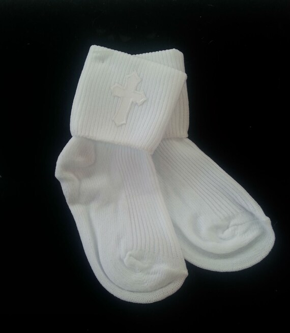 Boy Baptism Christening Sock Unisex 00 to 5/6 Socks for
