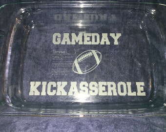 Gameday Kickasserole Pyrex Casserole Dish