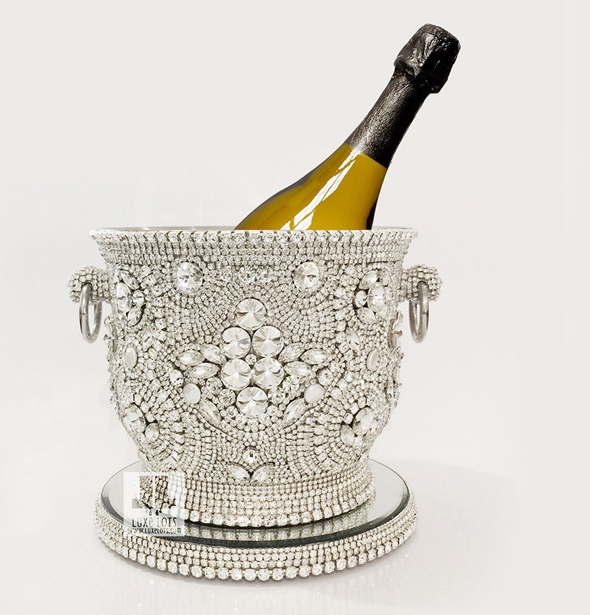 Crystal Ice Bling Champagne Bucket / Ice Bucket