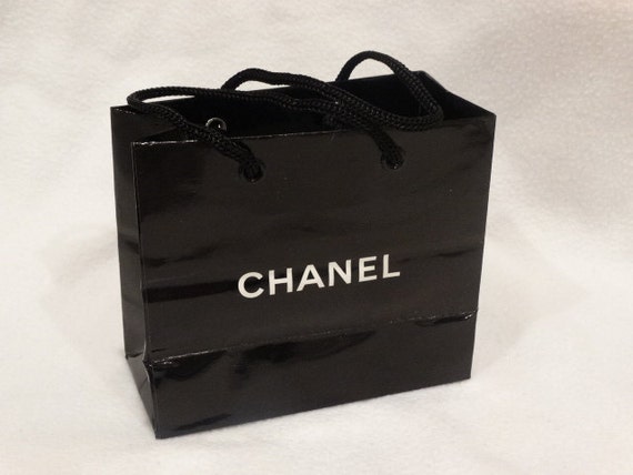 chanel paper gift bag