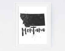 Popular items for montana wall art on Etsy