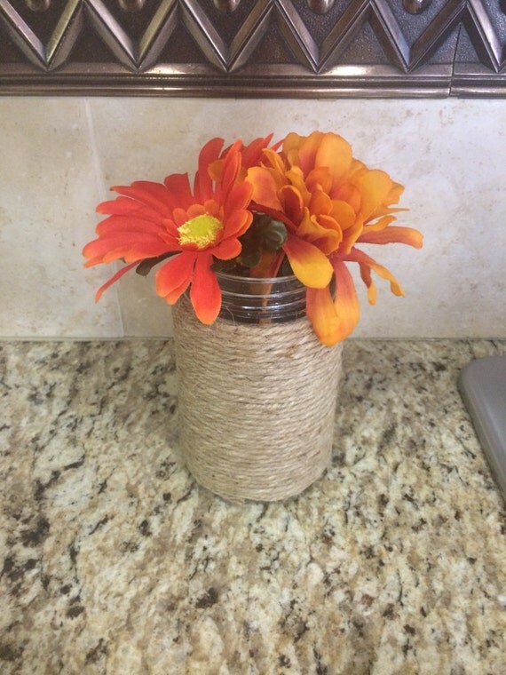 Mason Jar Pen Holder