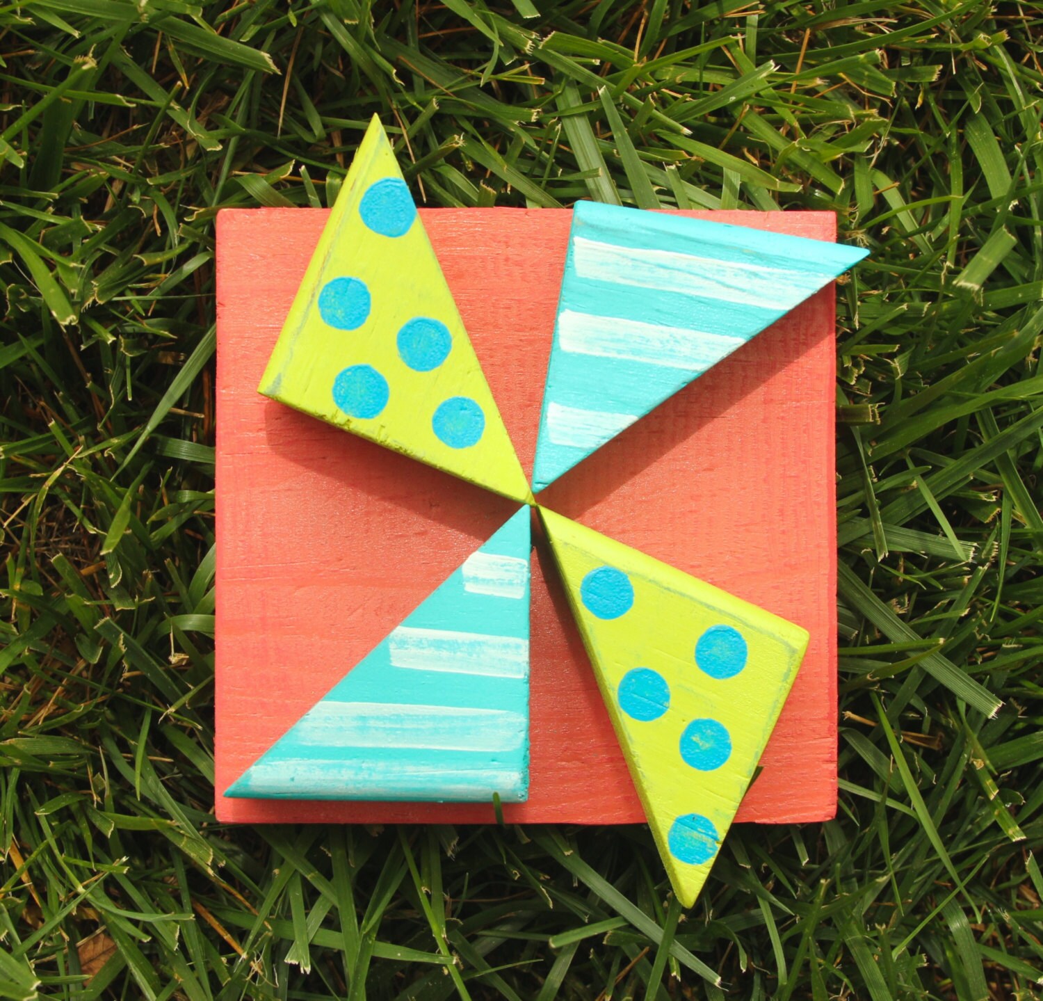 Pinwheel Yard Art/Garden Stake/Yard Art/Folk Yard