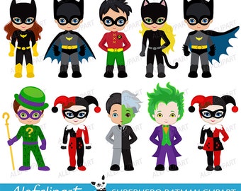 Clipart Superhero ,Digital Clipart, Superhero Clipart, Superhero Clip Art, Hero Clipart, Batman Clipart, Batman Clip Art.